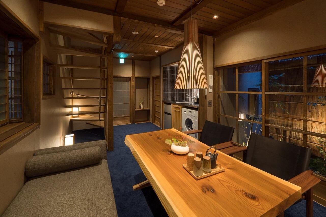 Вилла Bonbori An Machiya House Киото Экстерьер фото